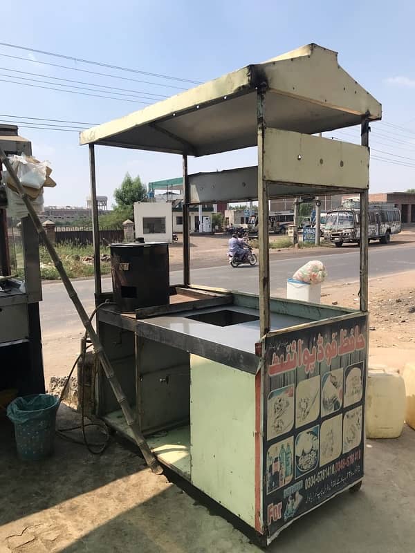 Shwarma Burger Counter With Fryer 5