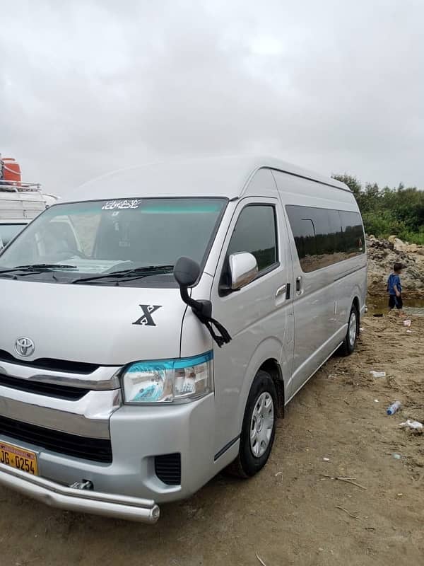 Hiace on rent available 24/7 (Azlan transport service) 1