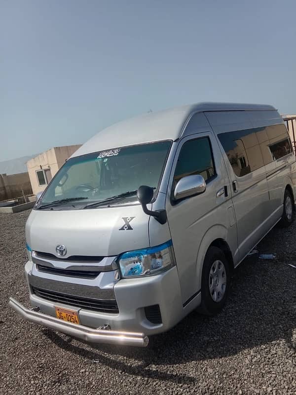 Hiace on rent available 24/7 (Azlan transport service) 10