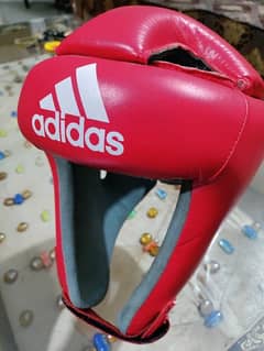 Adidas AIBA Professional Headguard Boxing Red