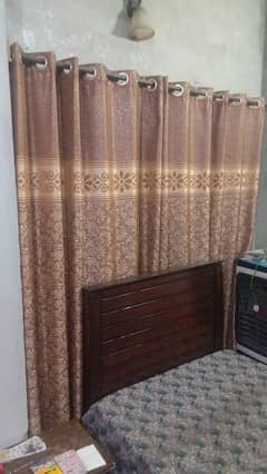 carpet and 4 curtains