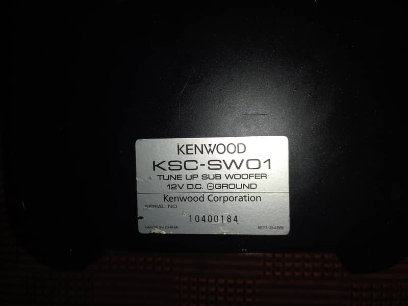 car sound system original kenwood ksc sw01 underseat subwoofer 5