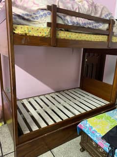 Sturdy Wooden Bunk Bed for Sale