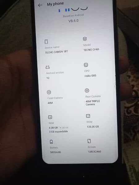 tecno camon 18t just mobile 5