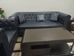 leather sofa