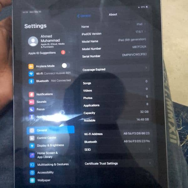 Ipad 6 generation 2