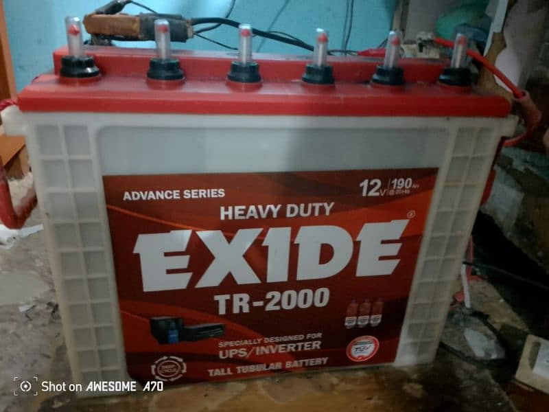 Heavy tubelar battery 200 AMH 0