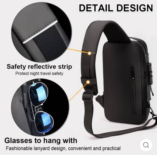 MULTIFUNCTIONAL WATERPROOF ANTI-THEFT CHEST BAG 3