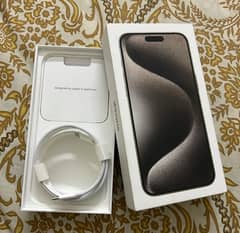 Apple iPhone 15 Pro Max - 256GB - Natural Titanium -JV