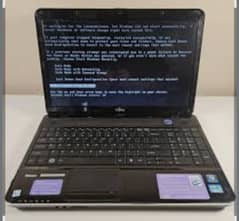 Fujitsu laptop available for sale 10/10 i3 2nd generationRAM 4 HSD 250