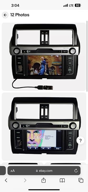 Toyota Prado Deck/lcd /head unit oem 4