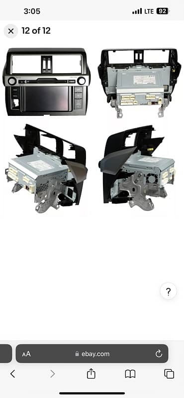 Toyota Prado Deck/lcd /head unit oem 7