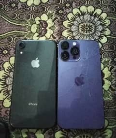 iphone XR converted 14 pro 128 gb box Wala h all ok