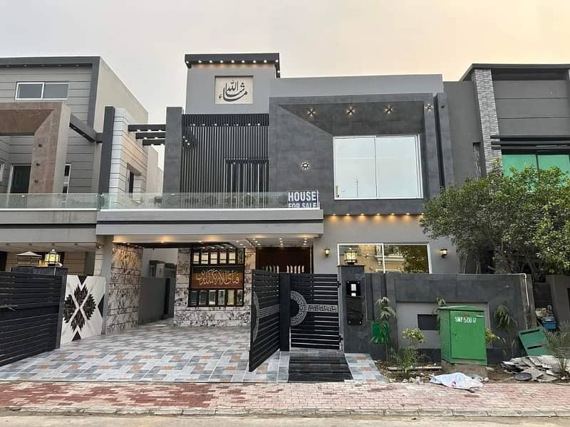 VIP 10 MARLA LUXURY BRAND NEW HOUSE FOR SALE IN BAHRIA TOWN LAHORE 0