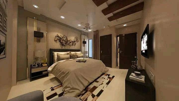 1 Bedroom luxury Furnished flat Available For Rent In Bahria Town Lahore 1