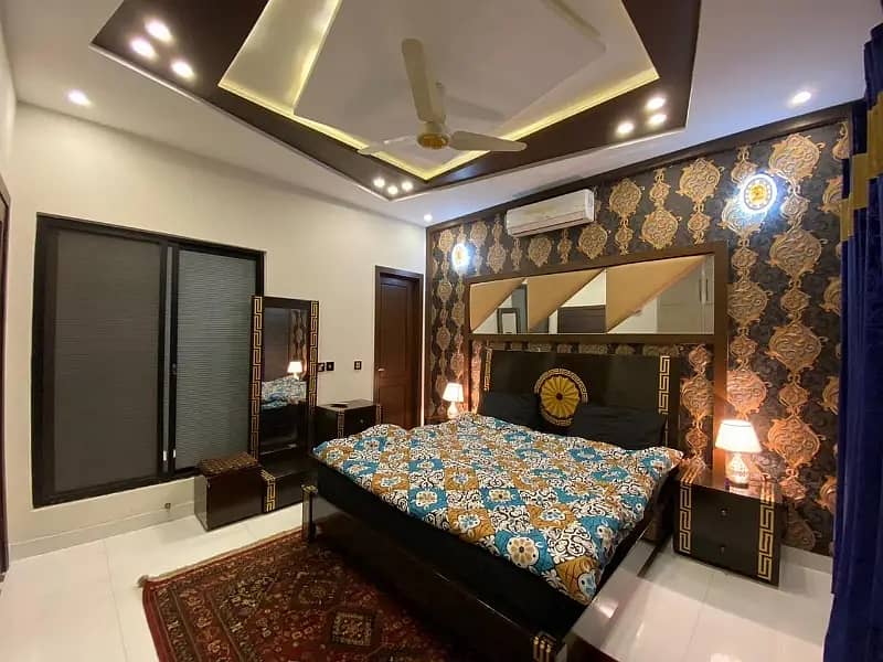 10 Marla Luxury Furnished Upper Portion For Rent In Bahria Town Lahore 0