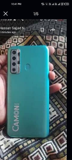 Techno camon 17 6/128 fix rate