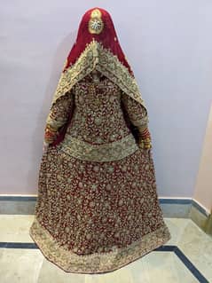 Weeding Dress For Sale Full Hand Work  (Only 1 Function Use)