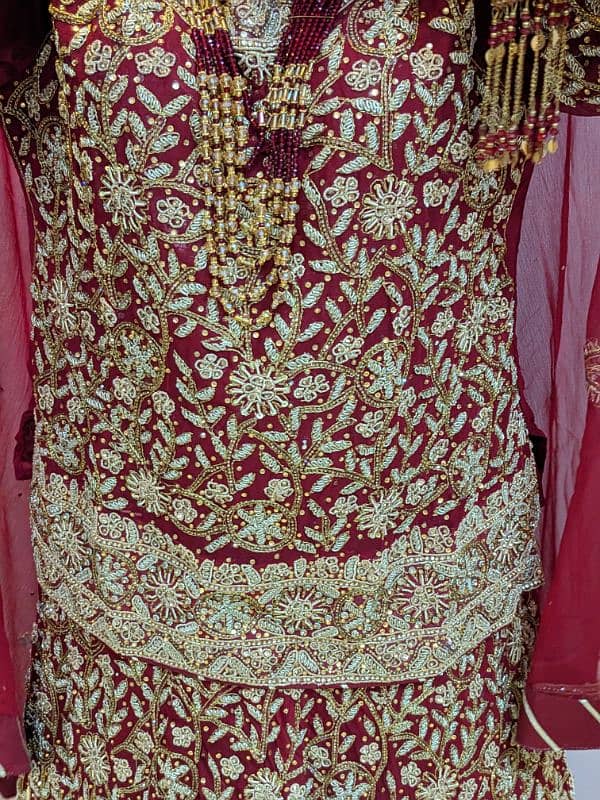 Bridal Dress For Sale Full Hand Work  (Only 1 Function Use) 1