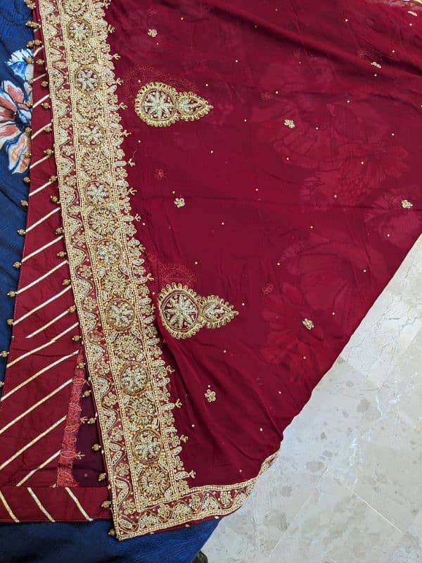 Bridal Dress For Sale Full Hand Work  (Only 1 Function Use) 8