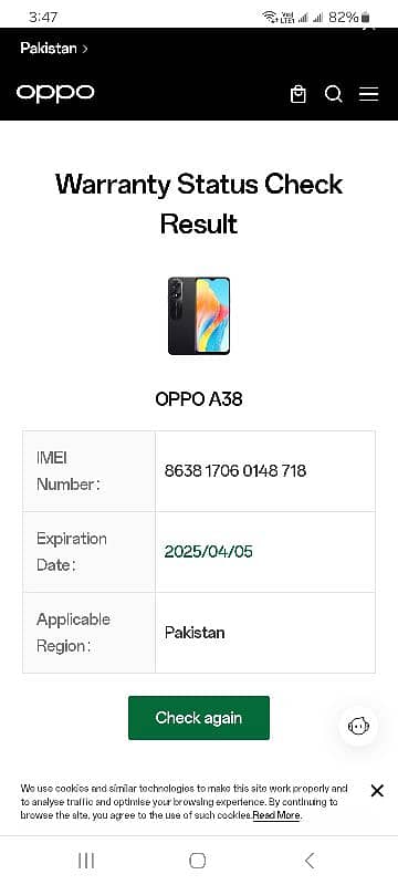 Oppo A38 8