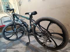 sports plus mountain bike with alloy rims