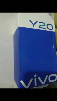 Vivo Y 20 mobile phone with box. . .