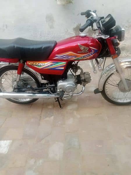 Honda CD 70 2020 model for sale all Punjab number 03244025193 2