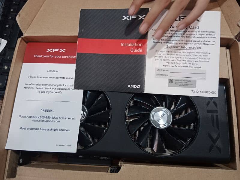 XFX Radeon Rx 5700 Ultra series With box 1