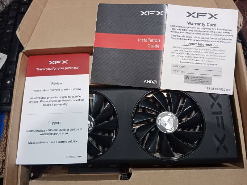 XFX Radeon Rx 5700 Ultra series With box 6