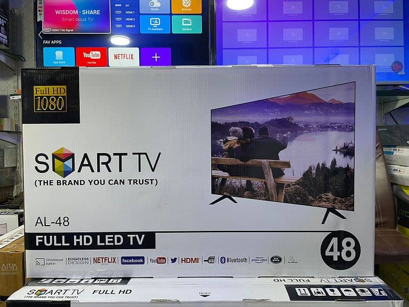 48" inch Smart Led Tv UHD 4k Bezeless (32" 43" 55" 65" 75" 85) 7