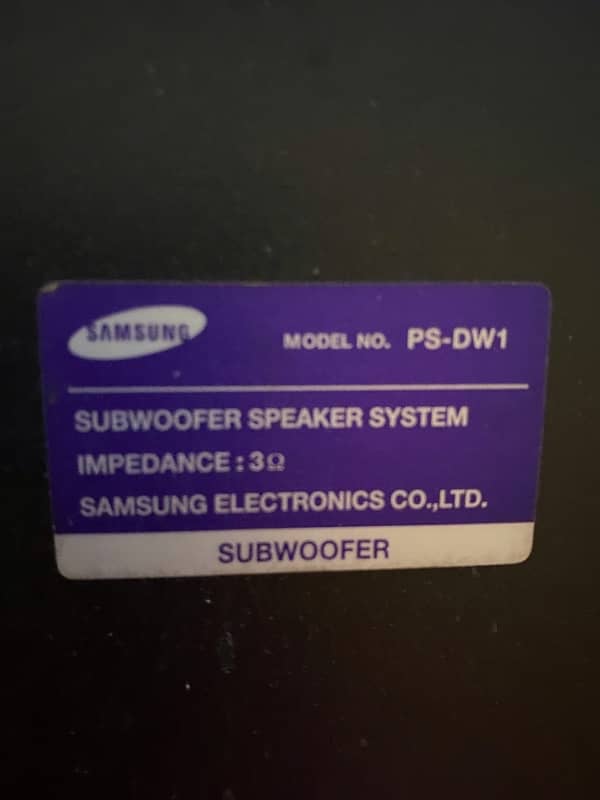 samsung subwoofers + surround speakers theater 4