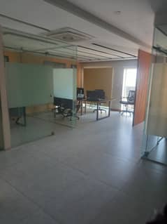 Blue area office 1800 square feet fully furnished for Rent