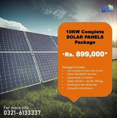 10kw On Grid Solar Panels Package