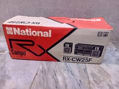 National Rx Compo Tape Model Rx-cw25F  Portable Stereo Component Syst