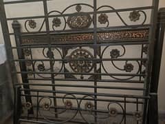 iron bed