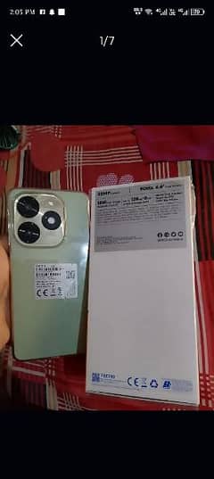 Tecno spark20c  6 months use 10/10 condition fainl 25000