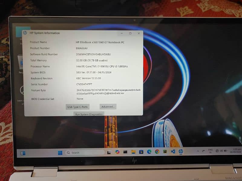 HP Elitebook x360 1040 G7 0