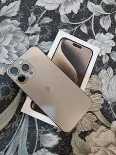 iphone 15 pro max pta 256 gb physical + esim,