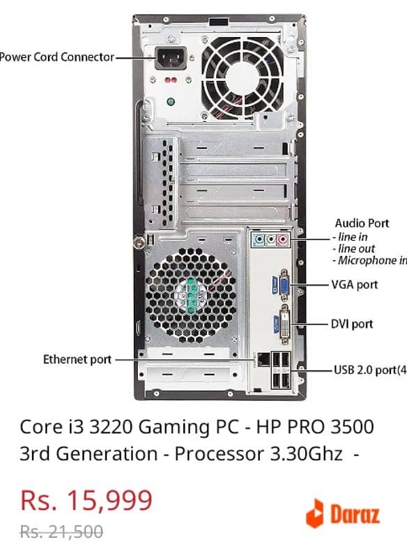 HP PRO 8GB RAM 512 MB GRAPHIC CARD 2