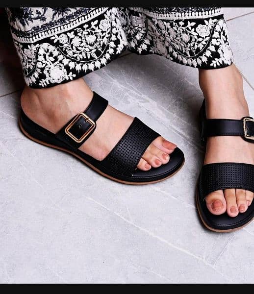 woman leather medicated soft chapal 1