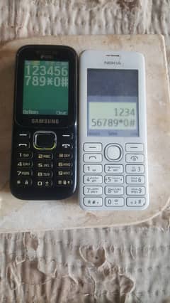 Nokia 206 and Samsung B310E dono double sim hain pta approved