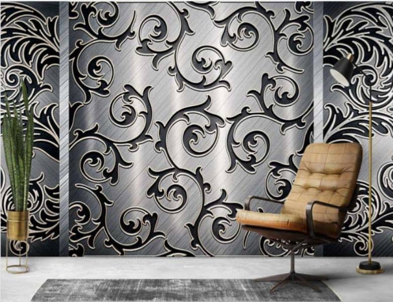 wallpaper, washable Waterproof flex wallpaper,3D wallpaper, 5