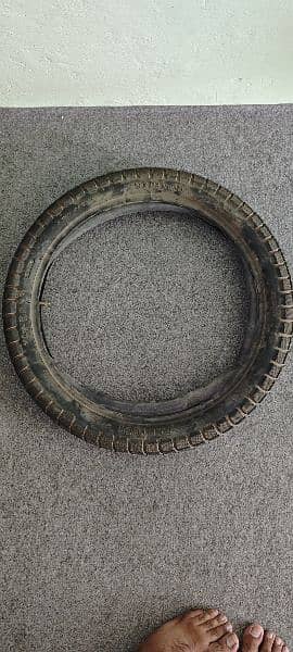 Yamaha YBR Front and Back Tyres and Tubes 4