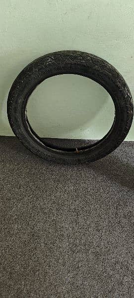 Yamaha YBR Front and Back Tyres and Tubes 5