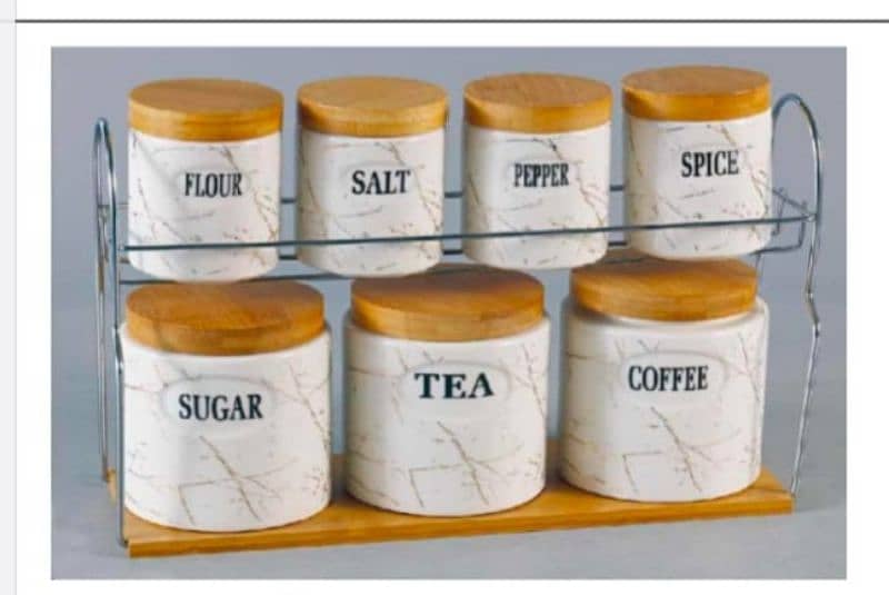 Fancy Spice Jar Set 7 Pcs 3