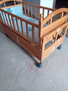 baby swing, baby wooden bed