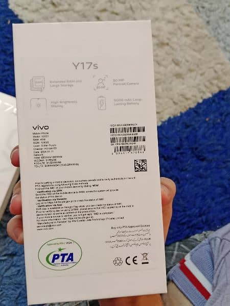 vivo y17s 128gb new condition full box 0