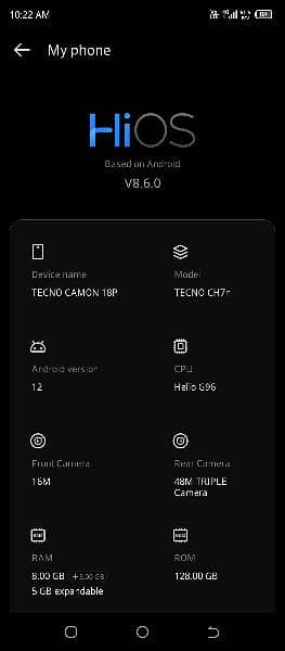 Tecno comon 18p 1