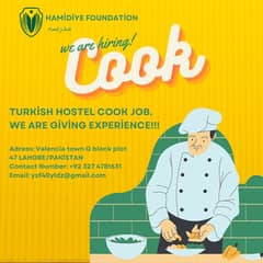 TURKISH HOSTEL COOK JOB. 0